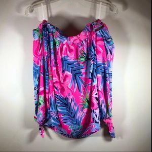 Lilly Pulitzer off-the-shoulder blouse